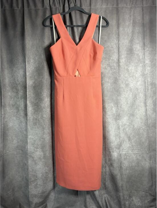 BCBGeneration Dresses & Skirts - BCBGeneration Sherbet Cross-Back Midi Dress Size 12 NWT